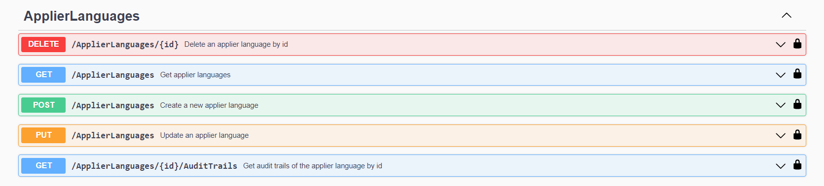ApplierLanguageEndpoints