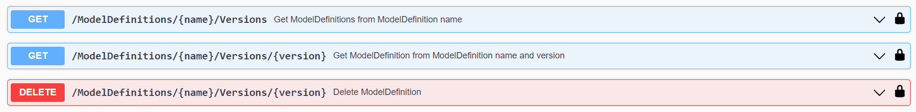 ModelDefinitionVerisonEndpoints